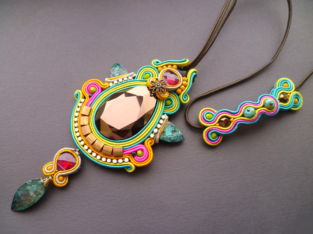 Soutache work by Csilla Papp