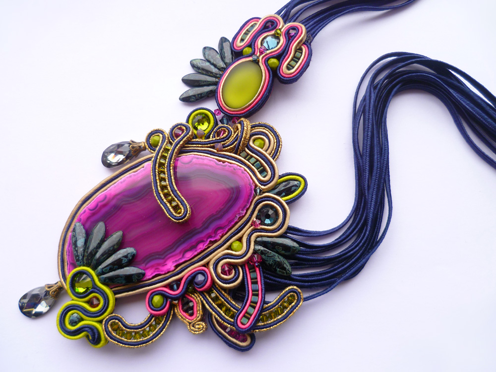 Soutache work by Csilla Papp