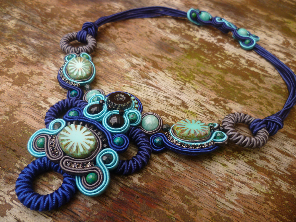 Soutache work by Csilla Papp