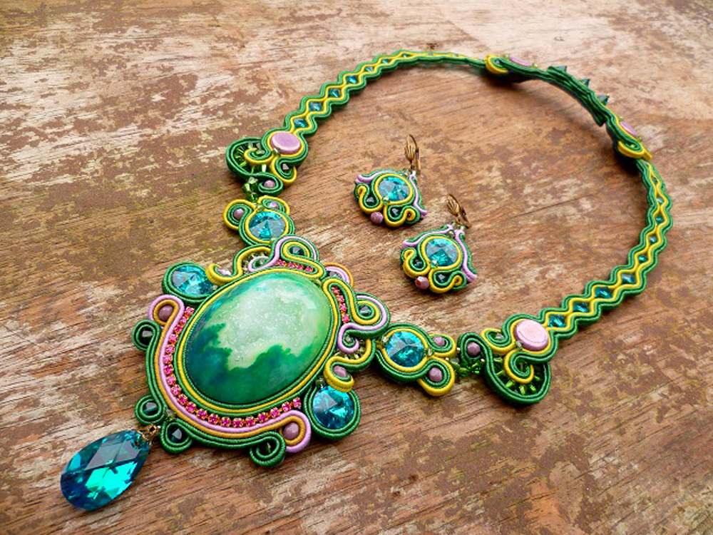 Soutache work by Csilla Papp