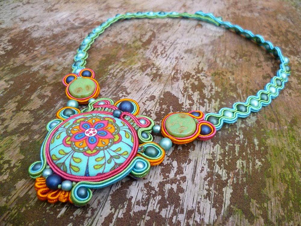 Soutache work by Csilla Papp