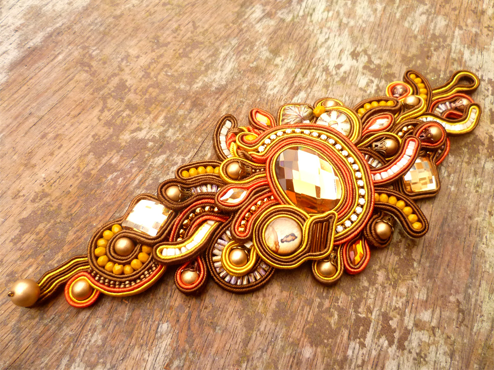 Soutache work by Csilla Papp