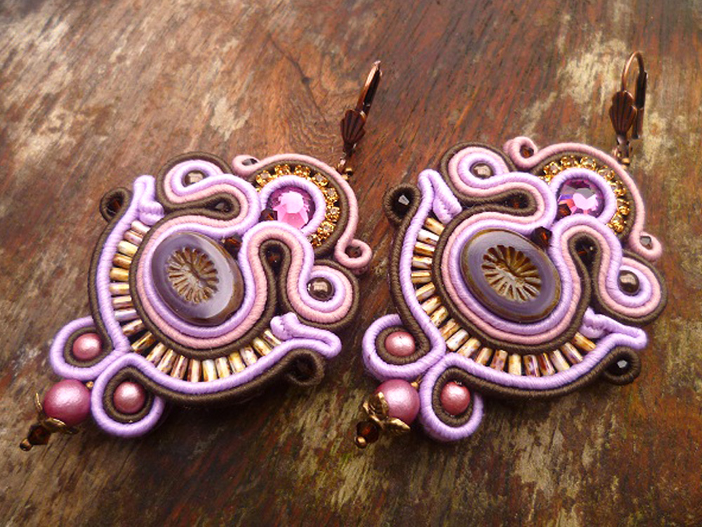 Soutache work by Csilla Papp