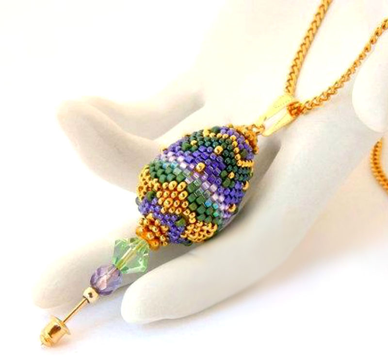 Beaded beads by Sharri Moroshok