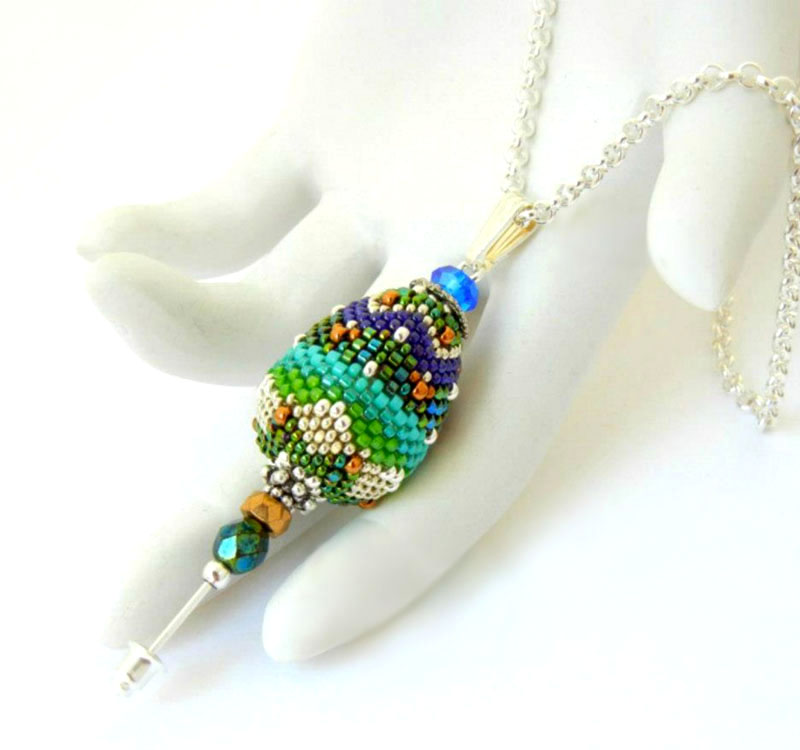 Beaded beads by Sharri Moroshok