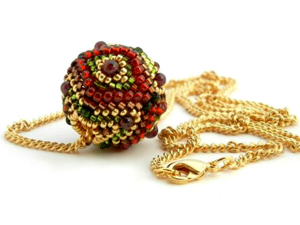 Beaded beads by Sharri Moroshok
