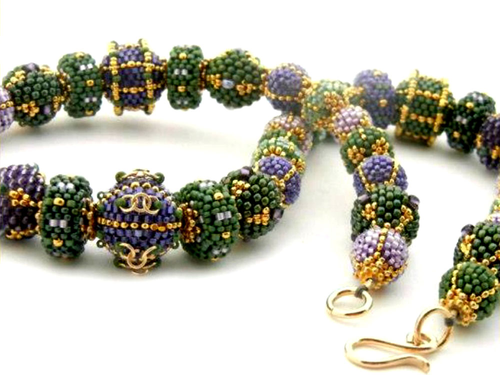 Beaded beads by Sharri Moroshok