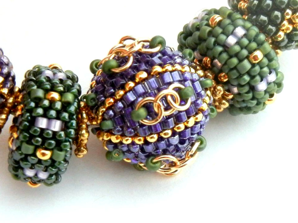 Beaded beads by Sharri Moroshok