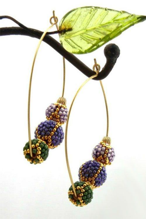 Beaded beads by Sharri Moroshok