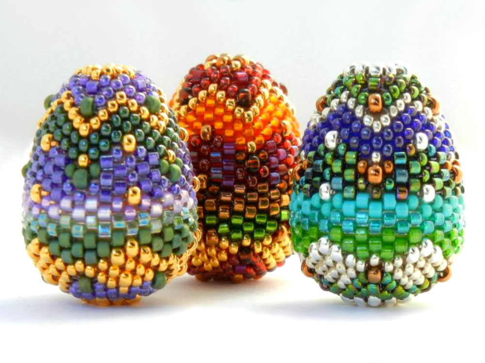Beaded beads by Sharri Moroshok