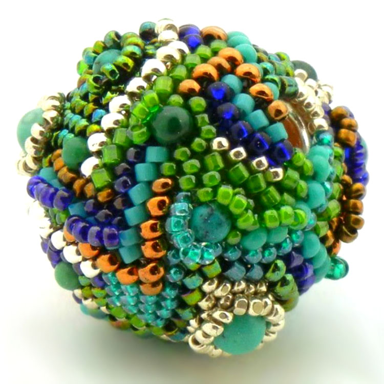 Beaded beads by Sharri Moroshok