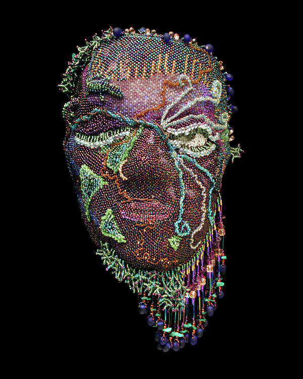 Beaded Mask by Wendy Seaward