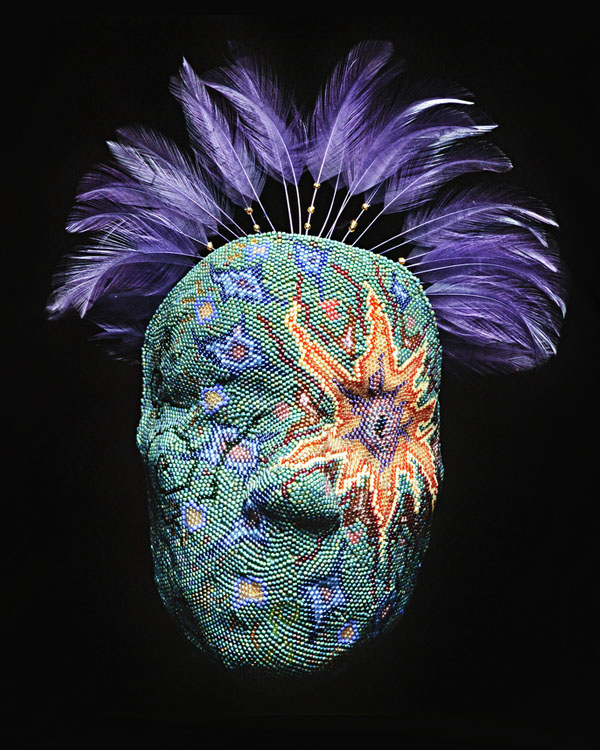 Beaded Mask by Wendy Seaward