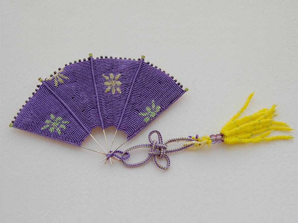 Micro-macrame jewelry by Elena Miklush
