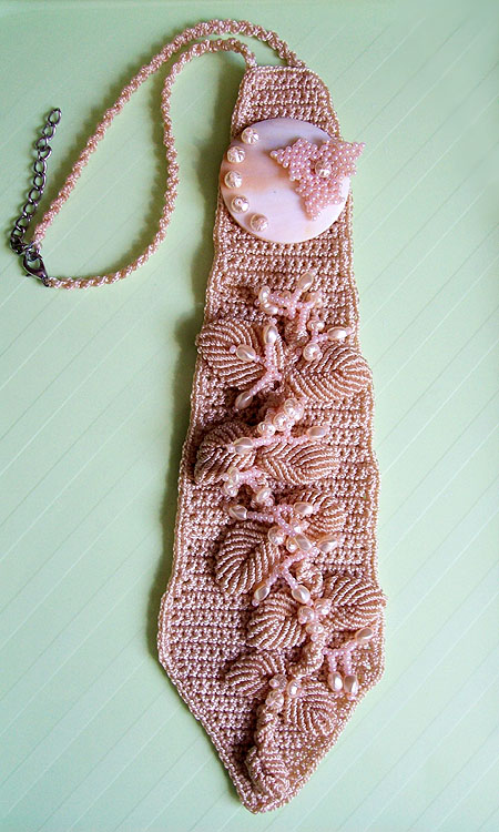 Micro-macrame jewelry by Lyubov Pavlova