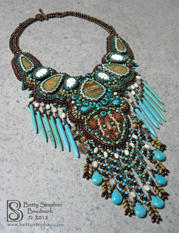 Bead artwork by Betty Stephan