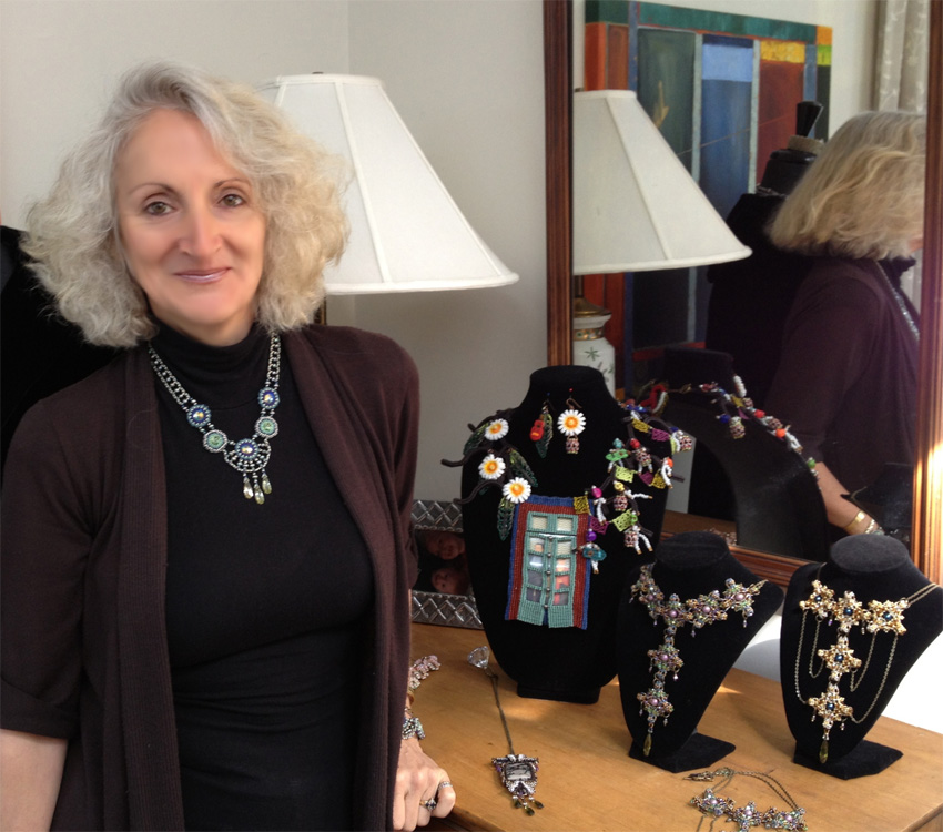 Bead jewelry artist Anja Schlotman