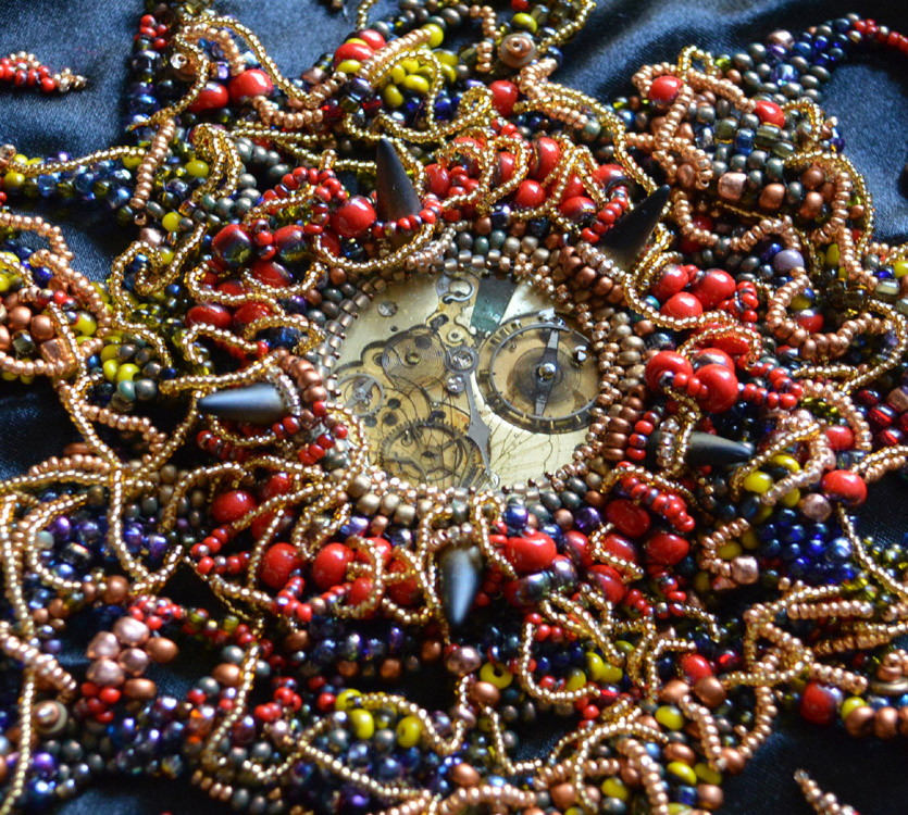 Solstice Sculptured Bead Painting
