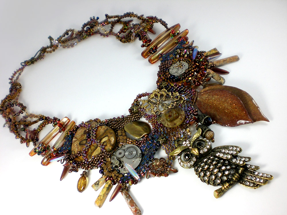 Beaded jewelry by Lyudmila Gubinova