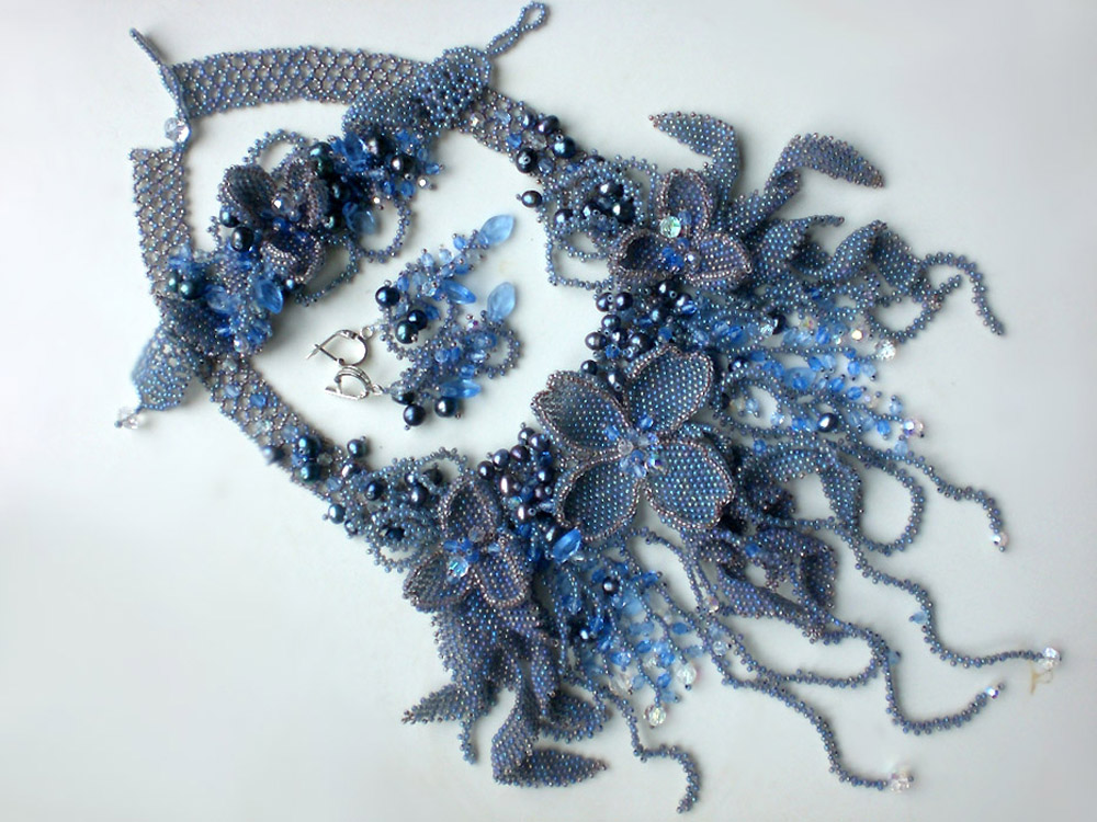 Beaded jewelry by Lyudmila Gubinova
