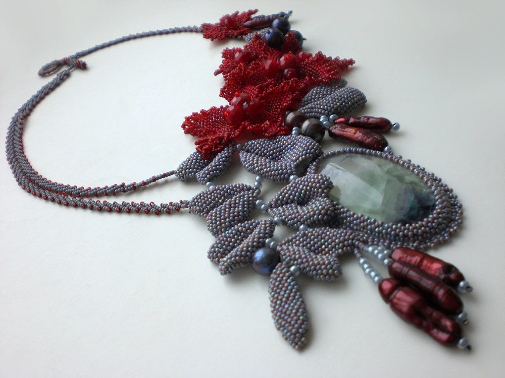 Beaded jewelry by Lyudmila Gubinova