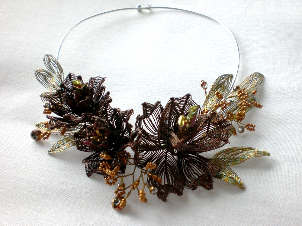 Ganutell jewelry by Lyudmila Gubinova