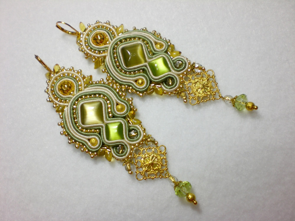 Soutache jewelry by Lyudmila Gubinova