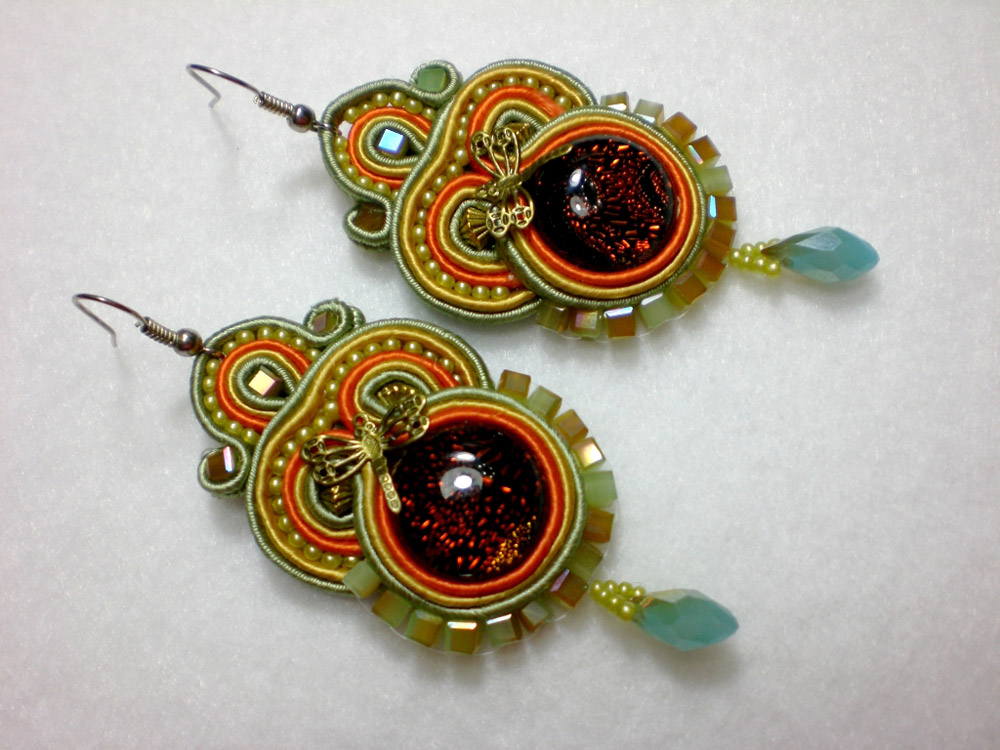 Soutache jewelry by Lyudmila Gubinova