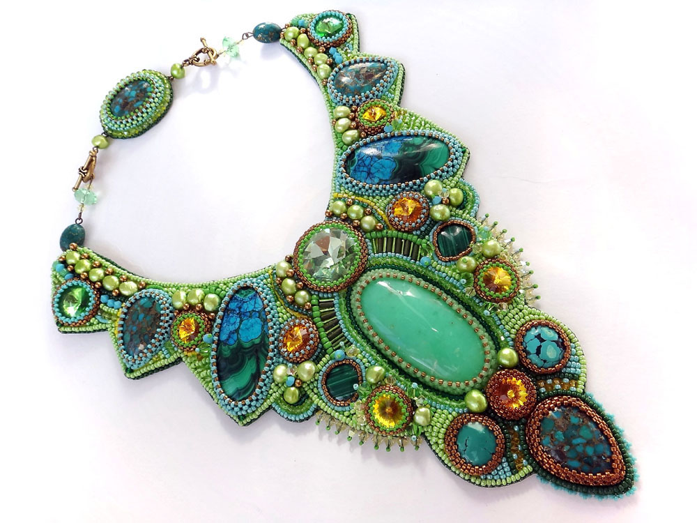 Beaded jewelry by  Irina Chikineva