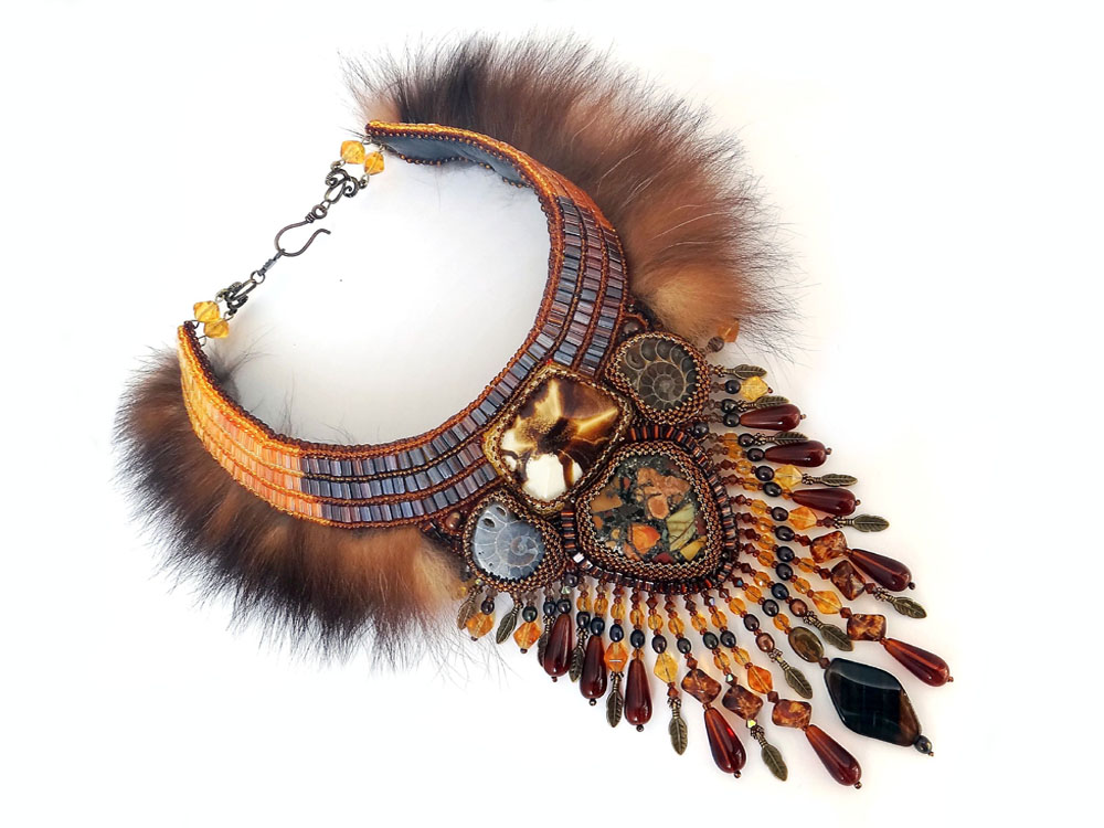 Beaded jewelry by  Irina Chikineva