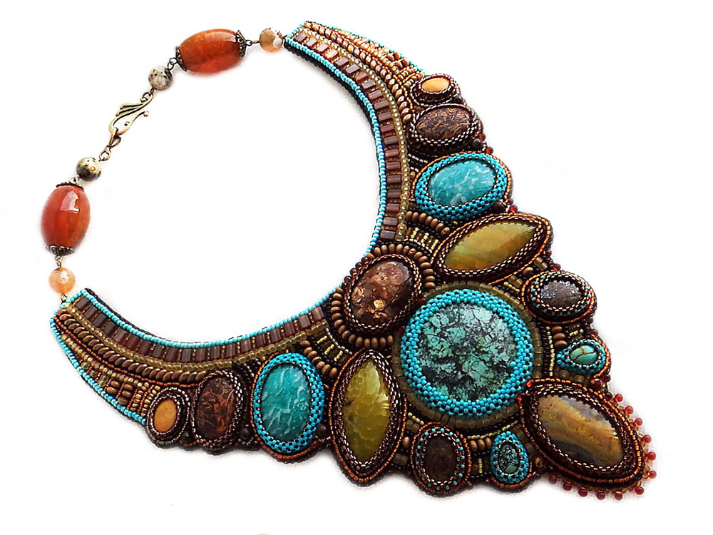 Beaded jewelry by  Irina Chikineva