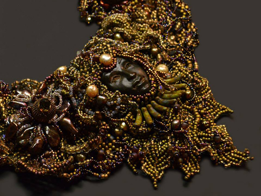 Mystic Garden Necklace. Detail