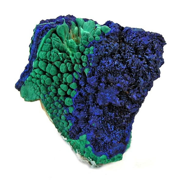 Azurite crystals