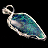 Azurite malachite pendant