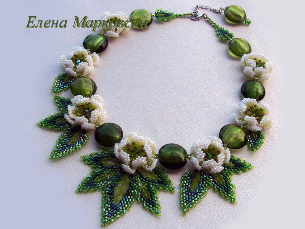 Beaded jewelry by Elena Markovski