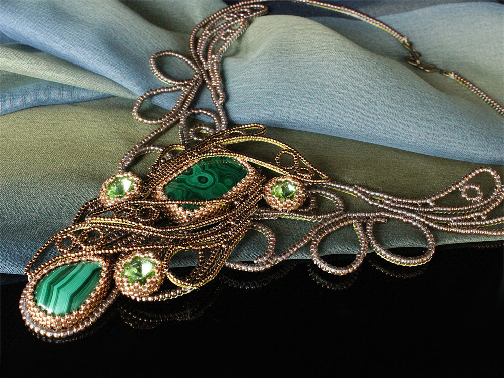 Beaded jewelry by Elena Markovski