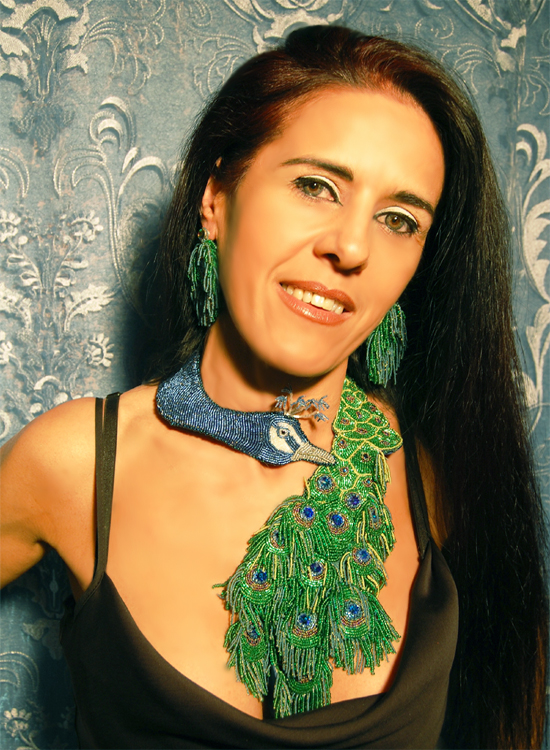 Bead artist Monica Vinci