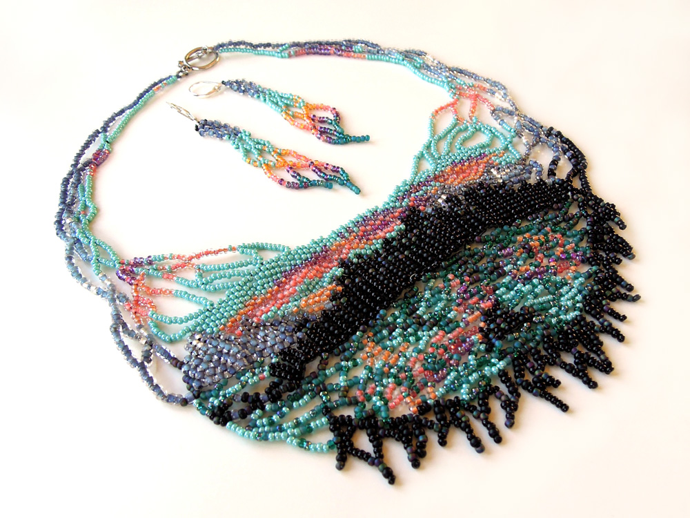 Beaded jewelry by Denisa Kangas