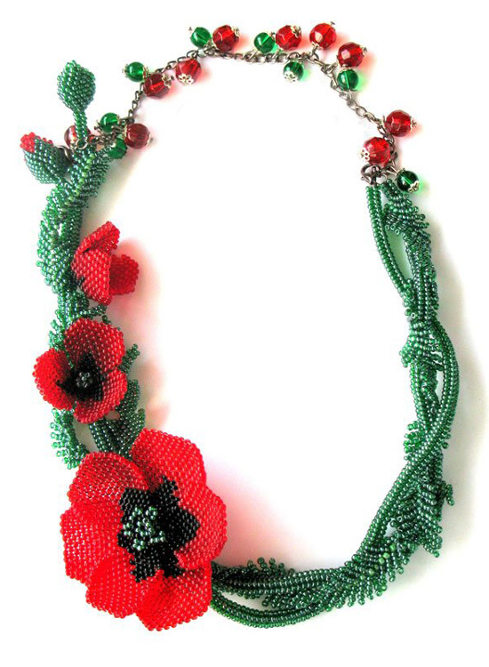 Beaded jewelry by Elina Ivanova
