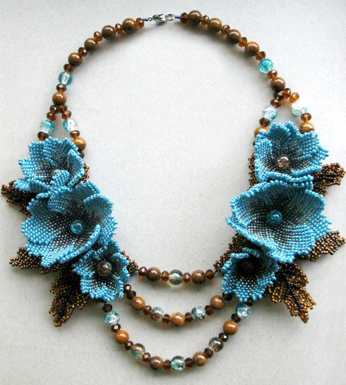 Beaded jewelry by Elina Ivanova