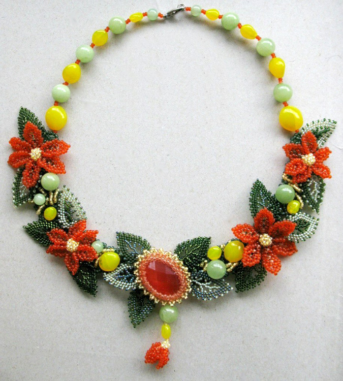 Beaded jewelry by Elina Ivanova