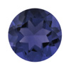 Round 3mm Iolite faceted stone