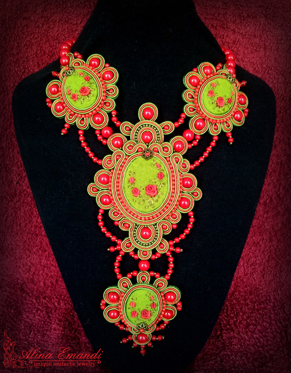 Soutache jewelry by Alina Emandi