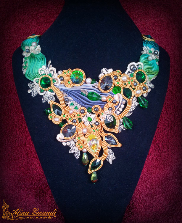 Soutache jewelry by Alina Emandi