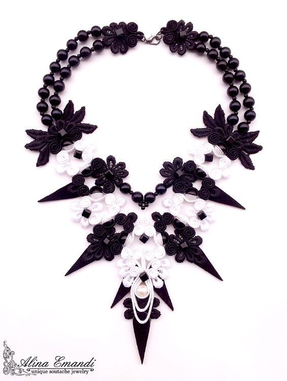Soutache jewelry by Alina Emandi