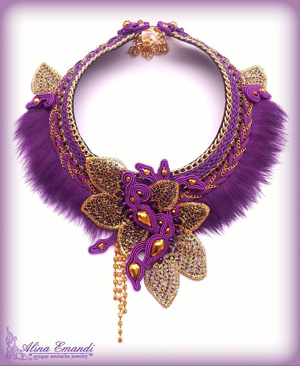 Soutache jewelry by Alina Emandi