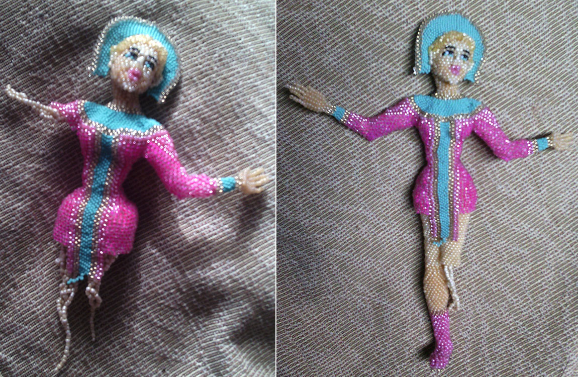Tatiana Mankova. Sculpturing with beads