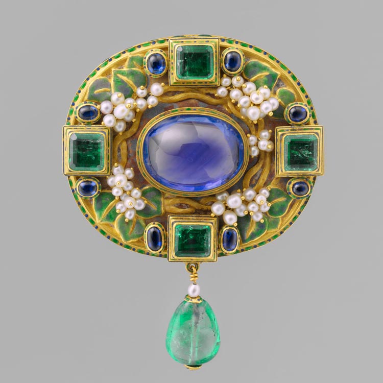 Arts & Crafts pin by Florence Koehler (1861–1944)