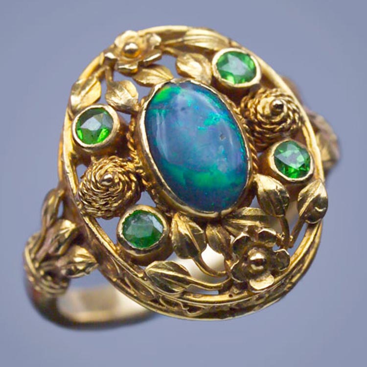 Arts & Crafts ring by Henry Wilson (1864-1934)