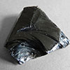 Obsidian sample collected on the island of Lipari, Sicily